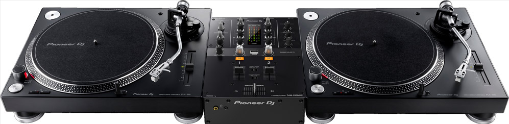 Pioneer PLX-500 + DJM-250MKII